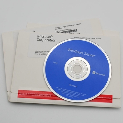 Sistema operativo de la licencia del estándar de Windows Server 2019 de la etiqueta engomada del OEM de Microsoft