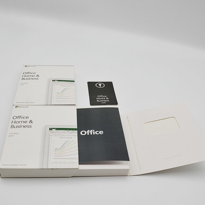Llave original Medialess de la licencia de Microsoft Office 2019 de la caja de la venta al por menor de la oficina 2019 H&amp;B del 100% auténtico